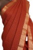 Pure Checks Zari Georgette Silk Saree